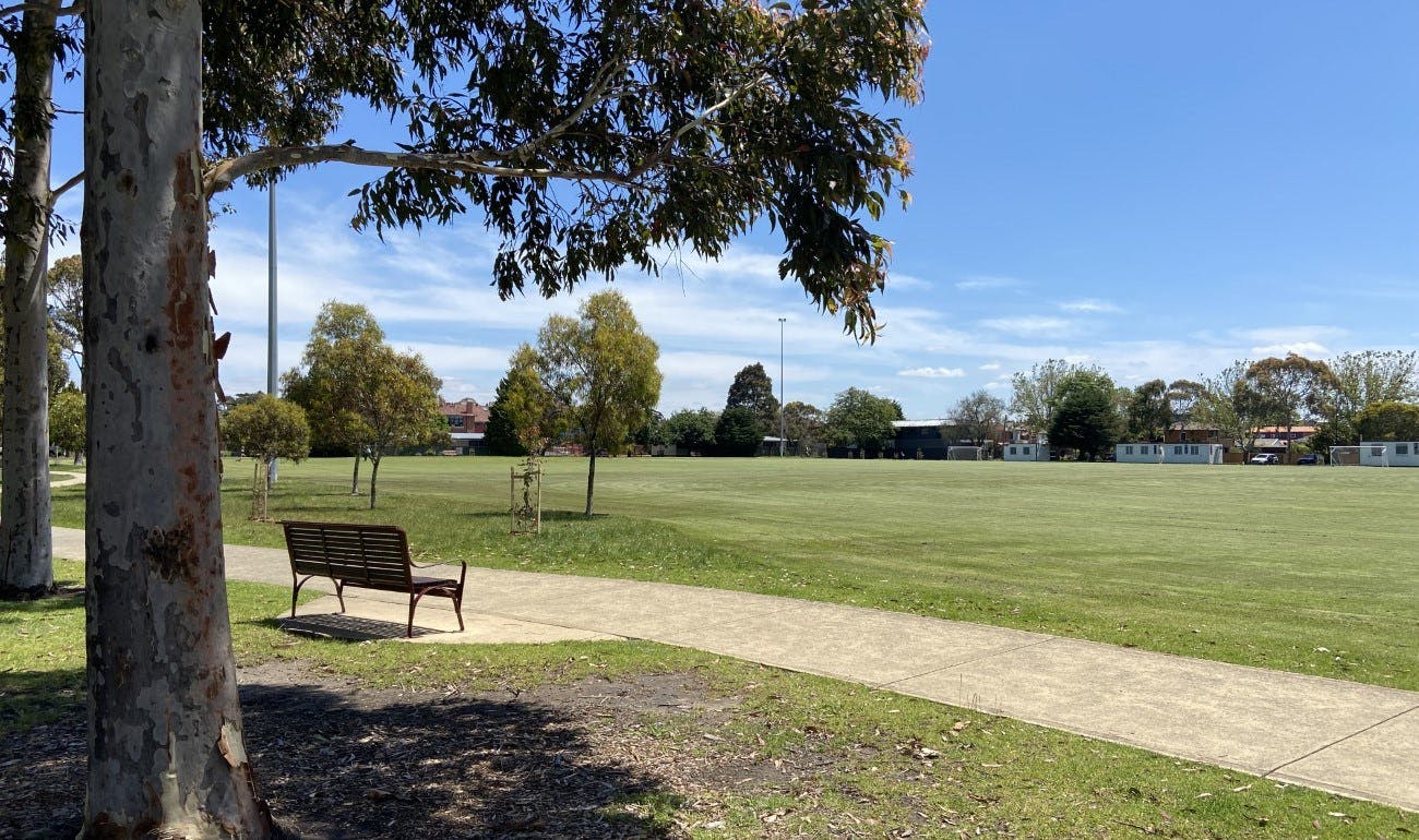 Image of a park in Glenhuntly
